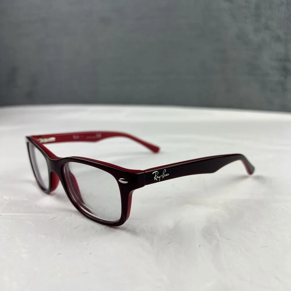 RAY BAN Kids RB1531 3592 Burgundy Eyeglasses 46-16-125 - Flex Frames Only